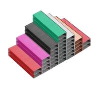 PATIKIL Agrafes pour Agrafeuse, 6 Paquets d'Agrafes Standard 26/6 de 1/4 Pouce de Longueur pour Fournitures de Bureau, Multicolores