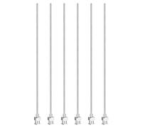PATIKIL Aiguille de Distribution à Bout Émoussé 16G, 6 Pcs 5" en Acier Inoxydable Aiguilles de Distribution de Liquide avec Verrouillage de Leurre pour Remplissage d'Encres Liquides