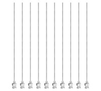 PATIKIL Aiguille de Distribution à Bout Rond 18G, 10 Pièces de 5 Pouces en Acier Inoxydable avec Verrouillage Luer pour le Remplissage d'Encre Liquide Adhésifs, Colle