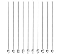 PATIKIL Aiguille de Distribution à Embout Émoussé 14G, 10 Pièces 5 Pouces en Acier Inoxydable Aiguilles de Distributeur de Liquide avec Verrouillage Luer, Colle