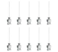 PATIKIL Aiguille de Distribution à Embout Émoussé 30G, 10 Pièces 1 Pouce Aiguilles de Distributeur de Liquide en Acier Inoxydable avec Verrouillage Luer, Colle