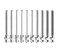 PATIKIL Aiguille de Distribution à Embout Émoussé 8G, 10 Pièces 1,5 Pouce en Acier Inoxydable Aiguilles de Distributeur de Liquide avec Verrouillage Luer, Colle