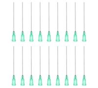 PATIKIL Aiguilles de distribution 18Ga, 18PCS 2 pouces Aiguilles émoussées industrielles avec embout Luer Lock de 2 pouces de long liquides, de colles adhésives, d'huile, vert