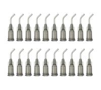 PATIKIL Aiguilles de distribution à bout émoussé avec aiguille émoussée pliée, 100 pièces 0,5 pouce 16G Aiguille de distributeur de liquide industriel colle adhésive