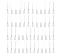 PATIKIL Aiguilles de Distribution à Embout Émoussé 1", 50 Pcs 27G Aiguille de Distributeur de Liquide Industriel avec Luer Lock pour Remplissage d'Encres Liquides
