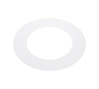 PATIKIL Anneau De Finition Plastique 4.3" ID 6.7" OD, Anneau De Plafonnier pour Plafond Et Mur, Couverture Circulaire Mate pour Projecteurs Encastrés, Blanc Mat Translucide