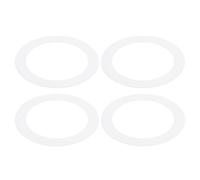 PATIKIL Anneaux de Rattrapage de 3,39" de Diamètre Intérieur, 4,72" de Diamètre Extérieur, 4 Pcs d'Anneaux de Rattrapage en Métal pour Couvrir Luminaires Encastrés, Finition Mate Blanche