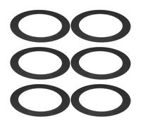 PATIKIL Anneaux de Rattrapage de 4,25" de Diamètre Intérieur, 6,69" de Diamètre Extérieur, 6 Pcs d'Anneaux de Rattrapage en Métal pour Couvrir Luminaires Encastrés, Finition Mate Noir