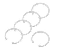 PATIKIL Anneaux de retenue internes 50mm ID, 5 Pcs Circlip E-Clip 304 Acier inoxydable Circlip interne pour équipement automobile vannes roulements
