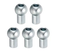 PATIKIL Arrêt de Bille de Câble, 5Pcs Accessoires de Machine de Gym pour Câble de 5mm Équipement de Fitness Fil de Corde de Remplacement pour Joint Port de Machine Gym Domicile, Argent