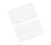 PATIKIL Arrondi Courbé Bords Souris Pieds Patins Tampons 0.6mm pour G600 Jouer Souris Pieds Rechange Blanc 2Pcs/2 Ensemble