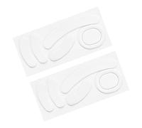 PATIKIL Arrondi Courbé Bords Souris Pieds Patins Tampons 0.8mm w Nettoyage Papier pour G Pro sans Fils Jouer Souris Pieds Rechange Blanc 5Pcs/2 Ensemble