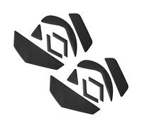 PATIKIL Arrondi Courbé Bords Souris Pieds Patins Tampons 0.8mm w Nettoyage Papier pour G502 Câblé Jouer Souris Pieds Rechange Noir 6Pcs/2 Ensemble