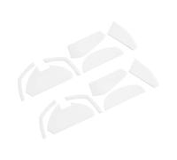 PATIKIL Arrondi Courbé Bords Souris Pieds Patins Tampons 1.0mm pour G602 Jouer Souris Pieds Rechange Blanc 6Pcs/2 Ensemble