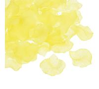 PATIKIL Artificiel Rose Pétales, 1200pcs Faux Fleurs Soie Pétale orner Fournitures pour Romantique Nuit Mariage Fête Événement Orner, Jaune