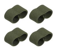 PATIKIL Attaches de Ceinture Élastiques, 4 Pcs Organisateurs de Sangles Boucle de Ceinture Web Support de Sangle de Sac à Dos pour 1,6" Large Ceintures/Sangles, Vert