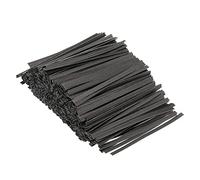 PATIKIL Attaches Torsadées 3" Papier Attache Fermeture pour Fête Attachement Cadeau Sacs Arts Artisanat Noir Paquet de 500