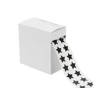 PATIKIL Autocollants Étoiles Rouleau 3/8" 1000 Pcs Autocollants Autoadhésifs Récompense Pour Fournitures Scolaires Enseignants Et DIY Artisanat Noir