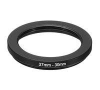 PATIKIL Bague de Réduction Métallique 37mm-30mm, Adaptateur d'Objectif de Caméra en Aluminium pour Filtre d'Objectif de Caméra, Noir