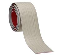 PATIKIL Bande de Transition de Sol Auto-Adhésive 2 Po X 3 Pi, Séparateur Plat de Sol en Vinyle Stratifié pour Combler Les Lacunes de Sols, Couvrir Les Carreaux de Sol en Grain de Bois Kaki