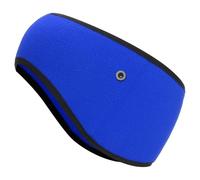 PATIKIL Bandeau Chauffant Pour Oreilles, Bandeau Élastique Hiver Polaire Essential Pour Course À Pied Randonnée Ski Cyclisme Avec Boutons, Bleu