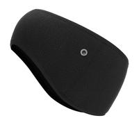 PATIKIL Bandeau Chauffant Pour Oreilles, Bandeau Élastique Hiver Polaire Running Essential Extérieur Avec Boutons Pour Jogging Marche Ski Cyclisme, Noir