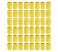 PATIKIL Bandeaux de Sport, Lot de 48 Bandeaux Absorbants en Éponge de Coton pour Poignet, Idéaux pour Le Tennis, Le Basketball, l'Entraînement, la Course à Pied, Couleur Jaune