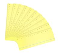 PATIKIL Bandes de Lecture Guidée, 10Pcs Marque-Pages Superposés Colorés en Surbrillance avec Règle de Suivi de Lecture de Ligne Réduisez le Stress Visuel Fournitures Pédagogiques, Jaune