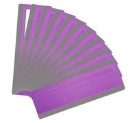 PATIKIL Bandes de Lecture Guidée, 20Pcs Marque-Pages de Superposition de Couleurs en Surbrillance Bandes de Phrases Règle de Suivi de Lecture Fournitures pour Enseignants, Violet