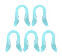PATIKIL Bandes de Papier Quilling 600Pcs 5mm 39cm Papier Origami Kits de Quilling pour L'Art Diy Artisanat à La Main de Noël, Bleu Clair