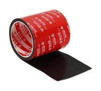 PATIKIL Bandes En Néoprène 100mm De Largeur x 2mm D'Épaisseur x 1 Mètre De Longueur, Feuille En Caoutchouc Solide Autoadhésive Pour Joint D'Amortissement Bricolage Artisanat, Noir