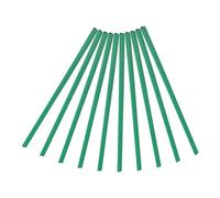 PATIKIL Barres de Reliure de 10 mm, 10 Pcs Barres de Reliure en Plastique à Glissière, Capacité de 70 Feuilles, Format A4, pour Couverture de Rapport, Bureau, Étude, Vert