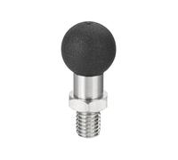 PATIKIL Base Boule 0.67" avec Filetage M8 en Acier Inoxydable pour Action Cam Caméscope Compatible pour Bras À Double Embout Monture Motos Véhicules Électriques, Argent