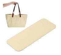 PATIKIL Base en feutre 35,6 x 12,7 cm, coussinet façonneur de fond de sac à main, insert de planche avec coin arc pour sacs à main, sac à bandoulière, sac à dos, beige clair