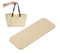 PATIKIL Base en feutre, coussinet façonneur de fond de sac à main, insert de planche à main, coin arc pour sacs à main, sac à bandoulière, beige clair, 12x5 Inch