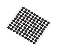 PATIKIL Billard Table Marqueur Points, 1 Feuille/100 Pièces Billard Snooker Pointe Autocollants Boule Position Localisateur pour Billard Pratique, Noir
