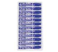 PATIKIL Bleu Foncé Pastels à l'Huile, 12Pcs Crayons à l'Huile Doux Bâton de Pastels Vibrants et Crémeux Fournitures d'Art pour Peinture, Dessin, Mélange Graffitis pour Artistes Débutants