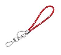 PATIKIL Bling Lanyard 8"/21cm Rhinestone Crystal Lanyard Chain Red | Diamond Wrist Strap Keychain, With Metal Clasp & Keyring Pour Office ID Card Badge Keys Women