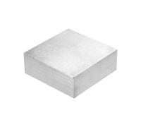 PATIKIL Bloc de banc en acier de 80x80x30mm, Bloc en acier Bloc de banc en métalacier trempé Blocs plats 123 Rectification de précision pour fabrication de bijoux Outil poinçonnage, Carré
