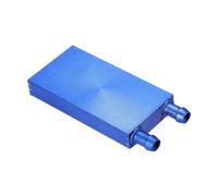 PATIKIL Bloc De froid Liquide En Aluminium 40x80x12mm, Système De Dissipateur Thermique À Plaque Refroidie Par Eau Échangeur De Chaleur Pour Radiateur De CPU D'Ordinateur, Bleu