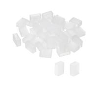 PATIKIL Bouchon de Protection en Silicone pour Bande Lumineuse, Lot de 40, Étanche IP67, Convient aux Bandes LED 5050 de 10 mm de Large