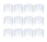 PATIKIL Bouchons à Rabat de Rechange 28/410, 12 Pièces, Diamètre Intérieur de 1,1 Pouce, Couvercle en Plastique Réutilisable pour Bouteilles de Peinture, Transparent