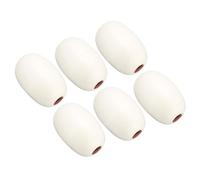 PATIKIL Bouée Flottante en Corde de 5,51" x 3,54", Lot de 12 Bouées de 570G pour Eaux Profondes, pour Les Balises de Sentiers, Les Bouées de Quai, Les Bateaux de Piscine, Couleur Blanche