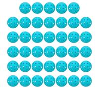 PATIKIL Boules de Pickleball extérieures 40 Trous Pack de 40 Boules de Pickleball pour Amateurs Sport intérieur et extérieur, Bleu Clair