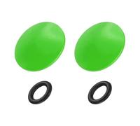 PATIKIL Bouton D'Obtrateur Caméra, 2 Pièces Boutons Déclenchement D'Obtrateur À Surface Convexe 10mm Cuivre Naturel pour Nikon pour Fujifilm pour Leica DSLR/SLR, Vert
