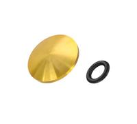 PATIKIL Bouton D'obturateur Caméra, Bouton Déclenchement D'obturateur À Surface Convexe 10mm Boutons Caméra Cuivre Naturel pour Nikon pour Fujifilm pour Leica DSLR/SLR, Or