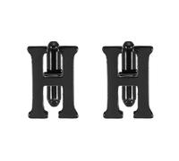 PATIKIL Boutons de manchette avec initiale de l"alphabet classique pour homme avec boîte cadeau pour homme, père, mari, mariage, cadeau d"affaires, fête d"anniversaire, 1.9x1.3cm, Métal, P