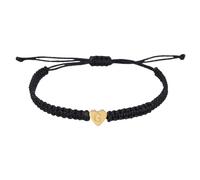 PATIKIL Bracelets avec initiales en forme de cœur pour homme, réglable et fait à la main en corde tressée pour homme et femme assorti, cadeau de couple, d'amitié (noir, G)