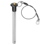 PATIKIL Broche de dégagement rapide 2/5" x 3,54" avec 2/5" cm 10 x 90 mm | Broche de verrouillage à billes en acier inoxydable 304, Broches de localisation de sécurité à dégagement rapide