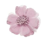 PATIKIL Broche Fleur En Tissu 4 Pouces, Epingle Fleur Grande Broche En Tissu Pour Femmes Robe Jupe Echarpe Chapeau Decoration Vetements Accessoires Mariage Soiree Banquet, Purple